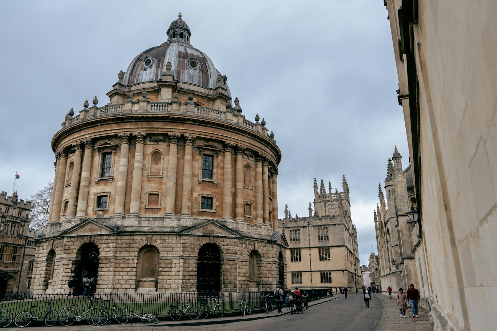Radcliffe Camera and historic buildings in Oxford