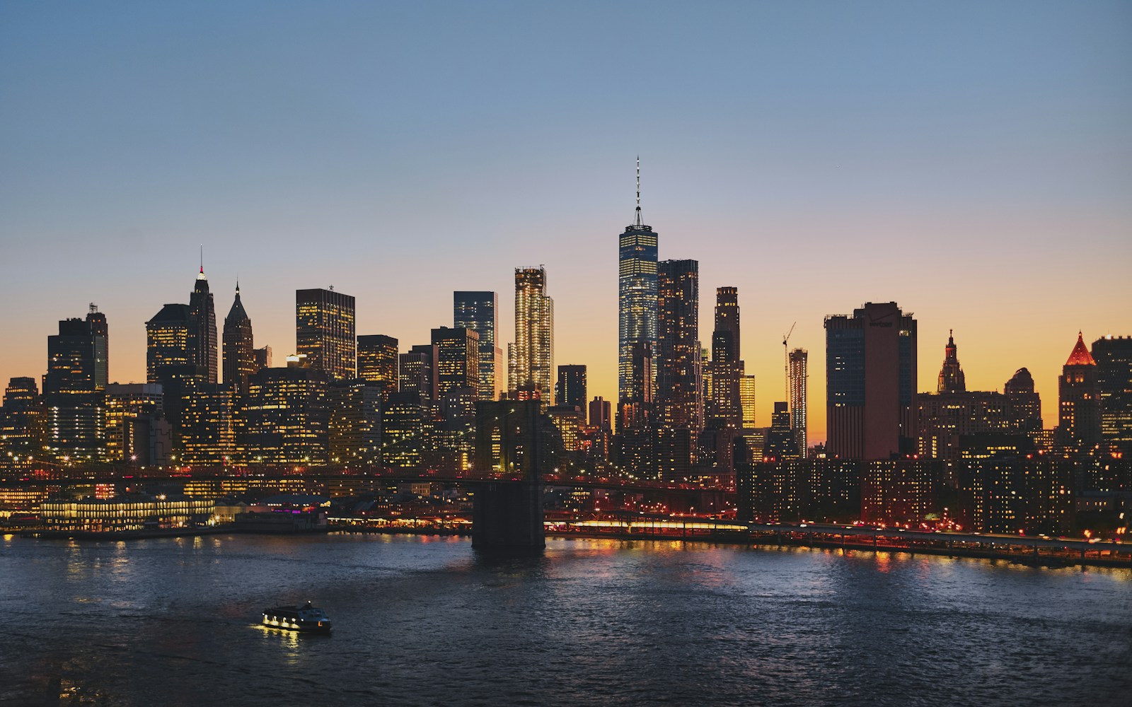 Manhattan skyline in New York City